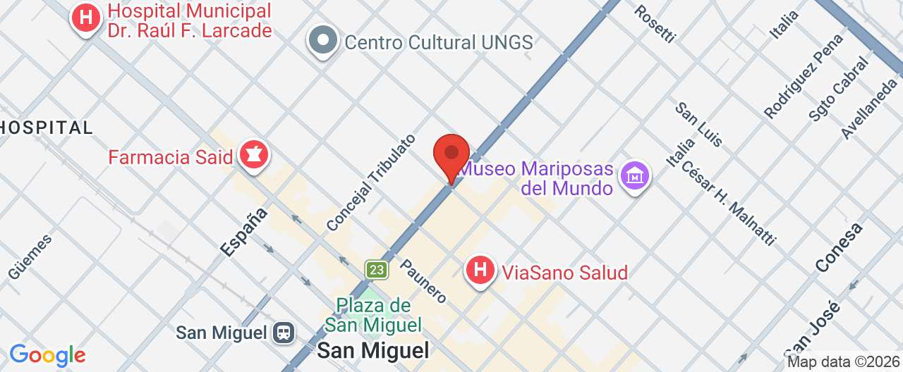 Mapa de la ubicación