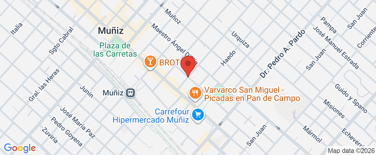 Mapa de la ubicación