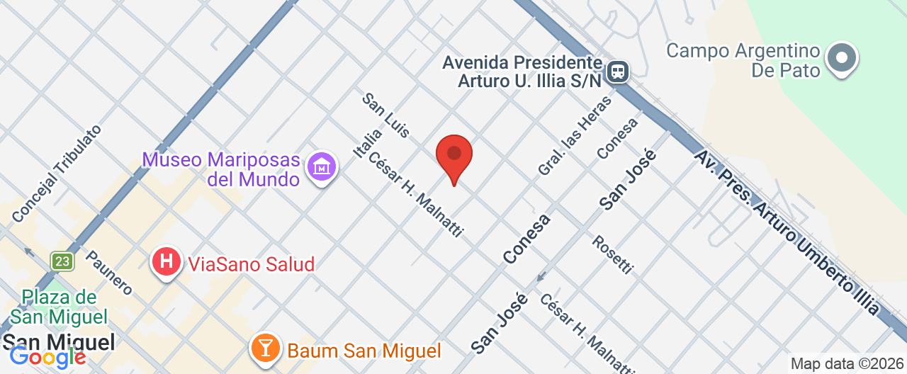 Mapa de la ubicación