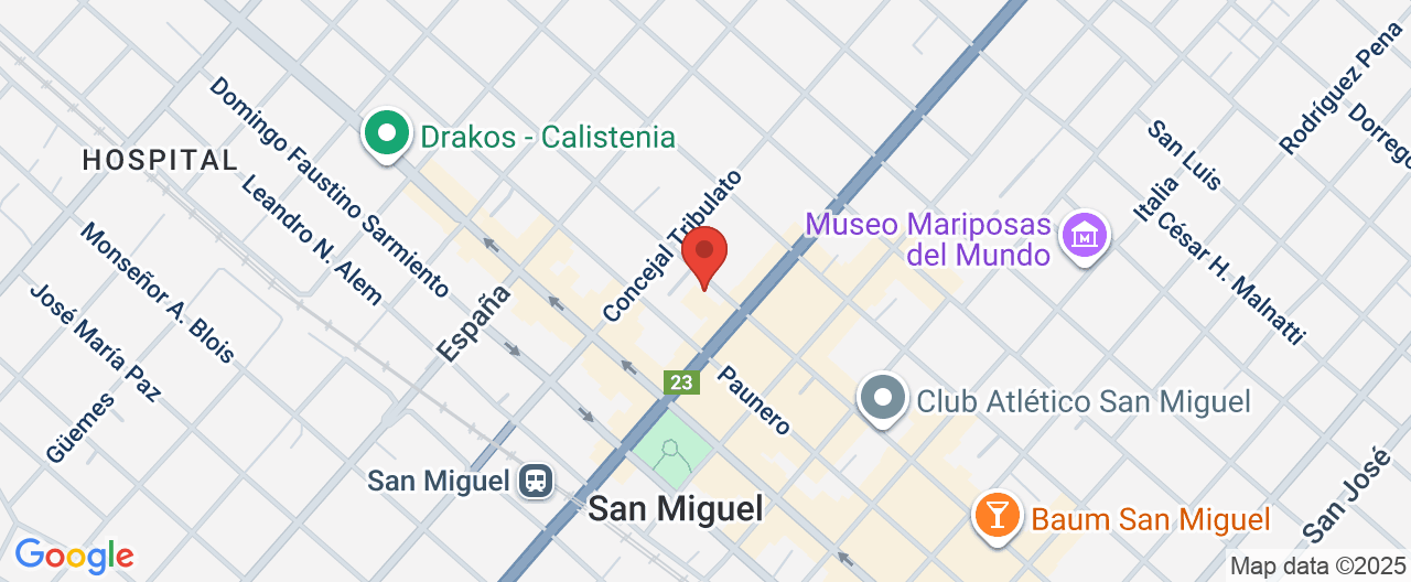 Mapa de la ubicación