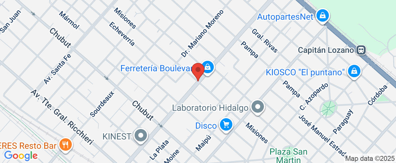 Mapa de la ubicación