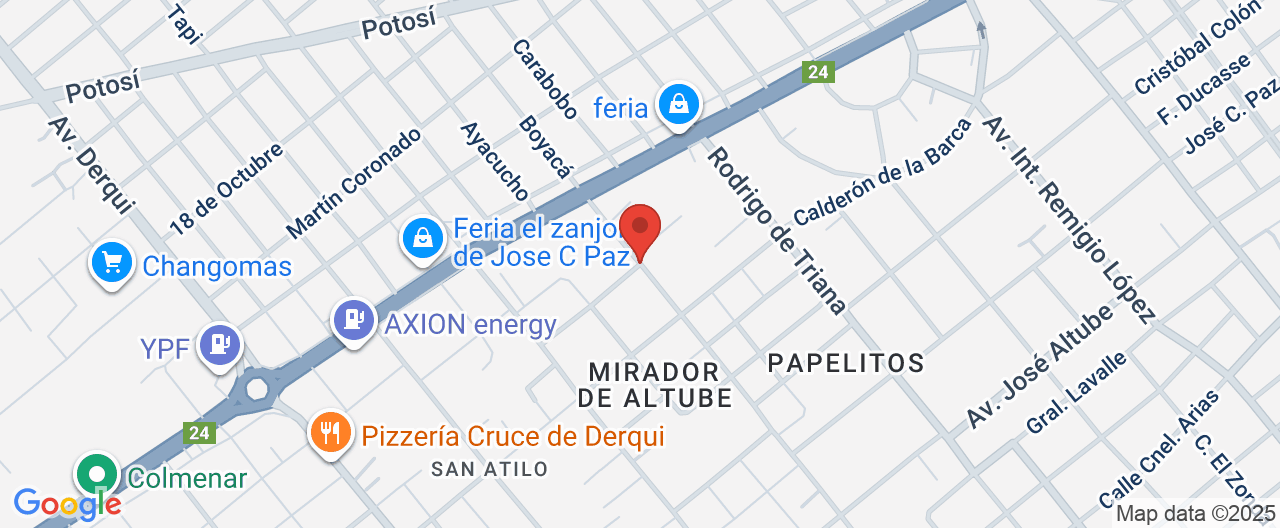 Mapa de la ubicación