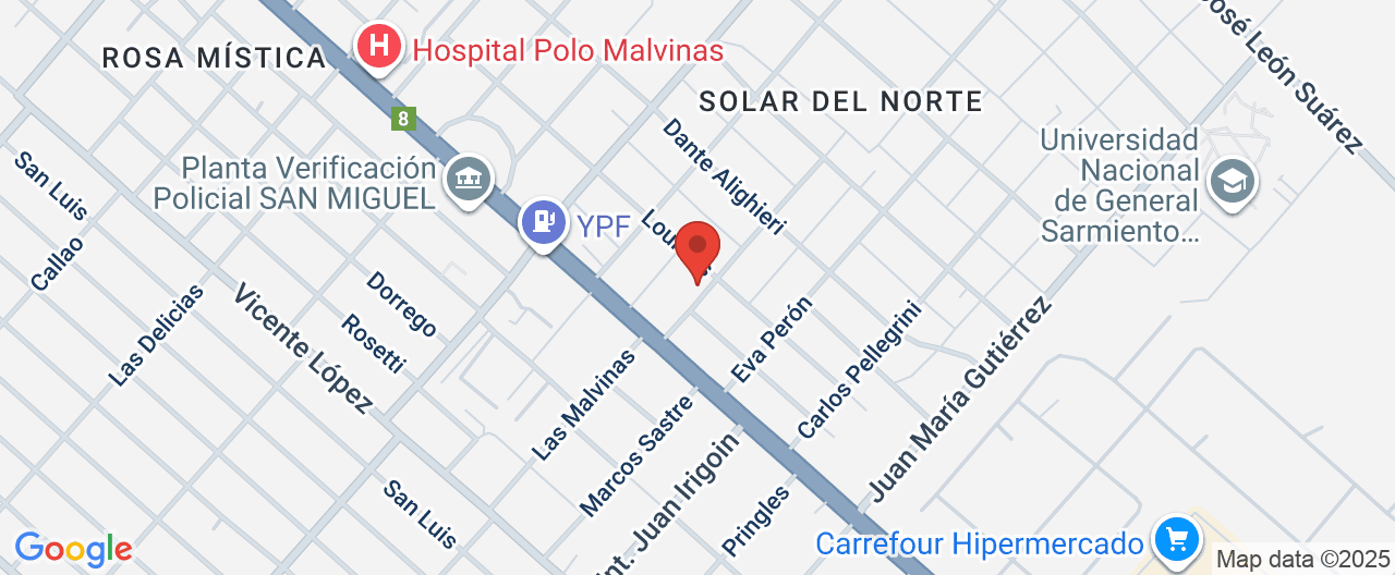 Mapa de la ubicación