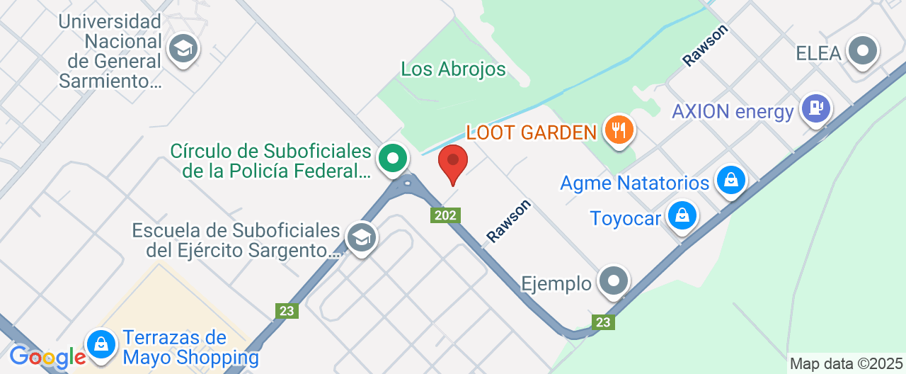 Mapa de la ubicación
