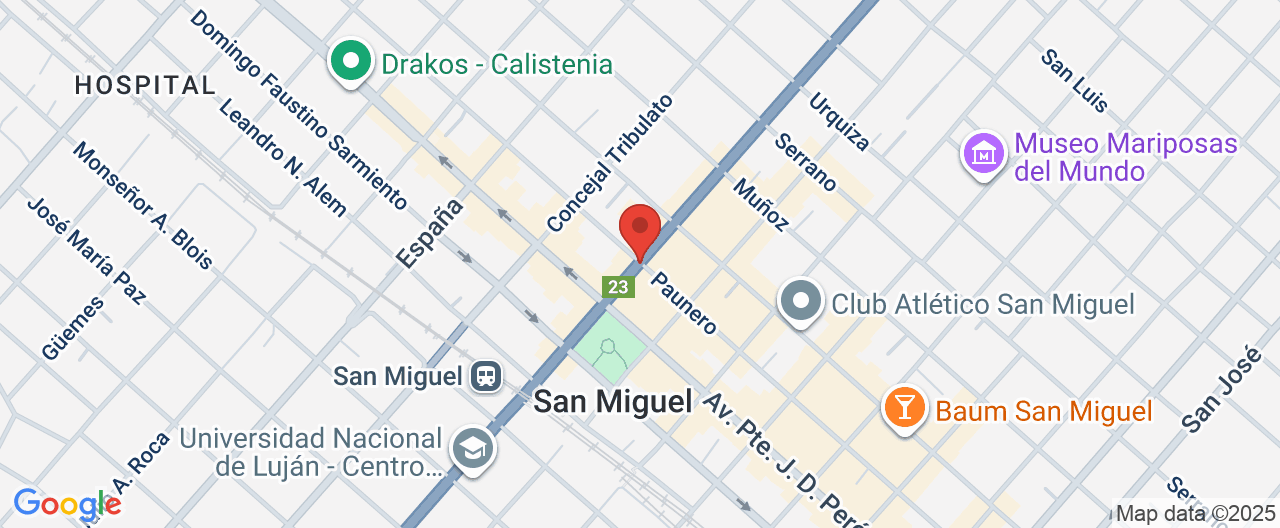 Mapa de la ubicación
