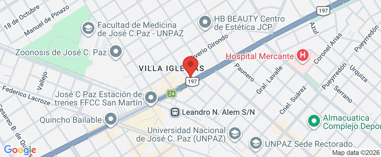 Mapa de la ubicación