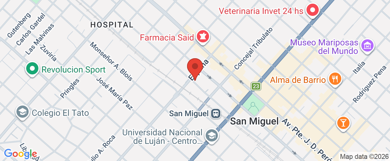 Mapa de la ubicación