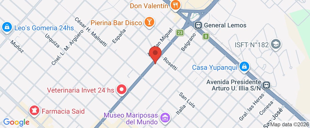 Mapa de la ubicación
