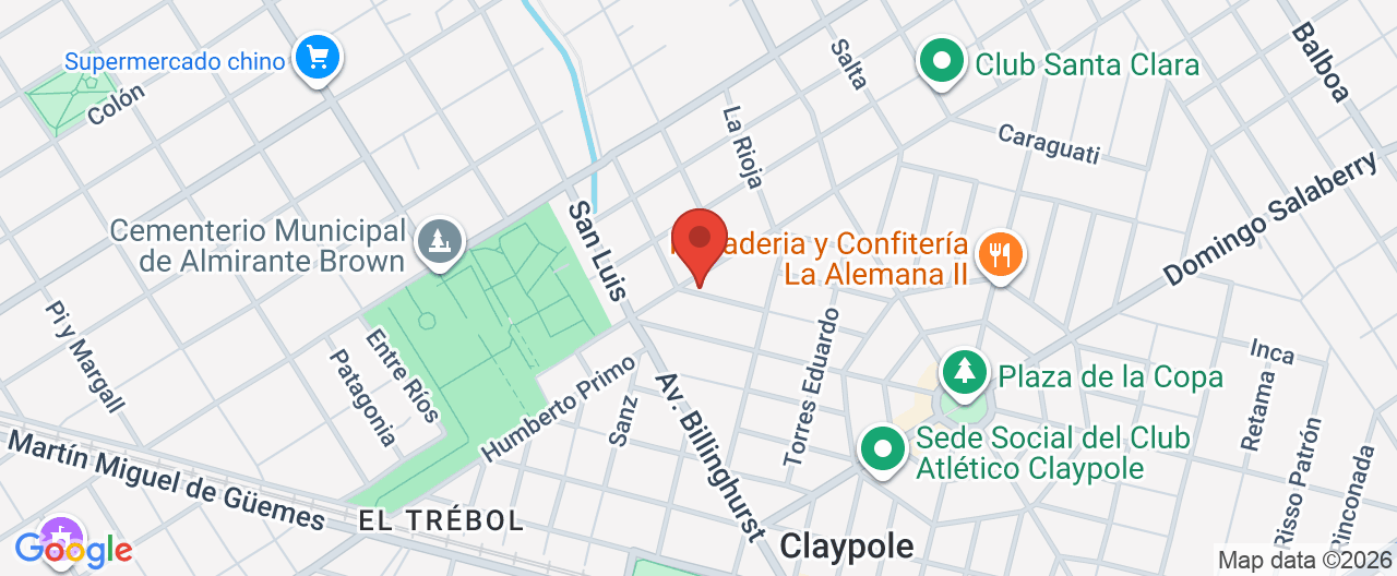 Mapa de la ubicación