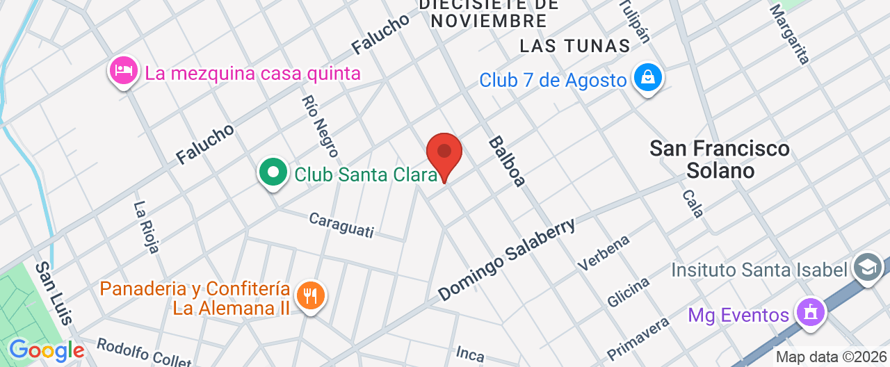 Mapa de la ubicación