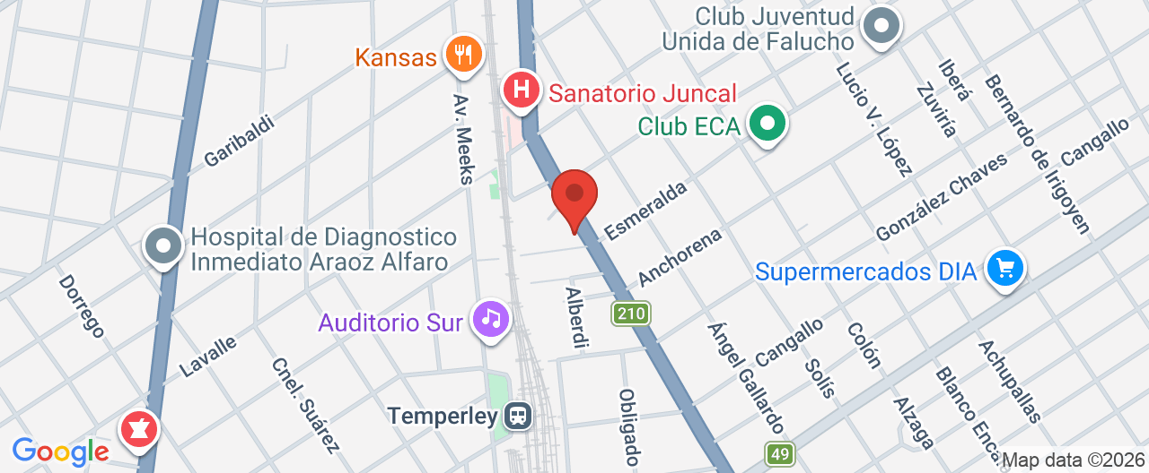 Mapa de la ubicación