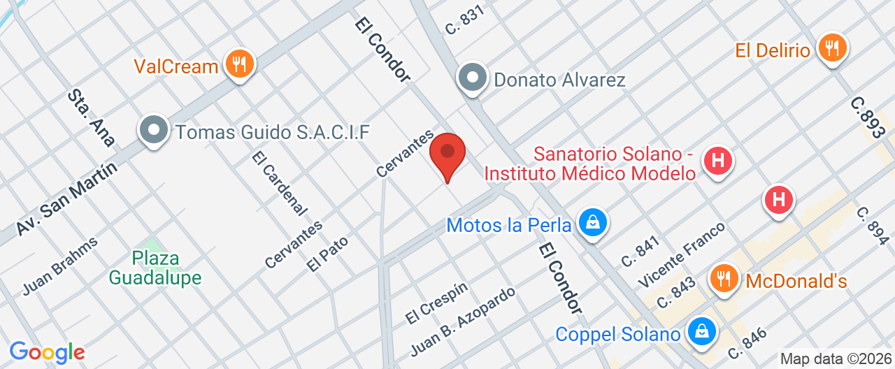 Mapa de la ubicación