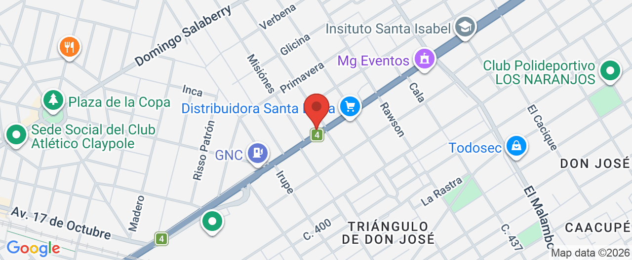 Mapa de la ubicación
