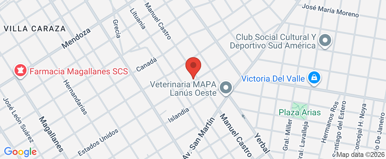 Mapa de la ubicación