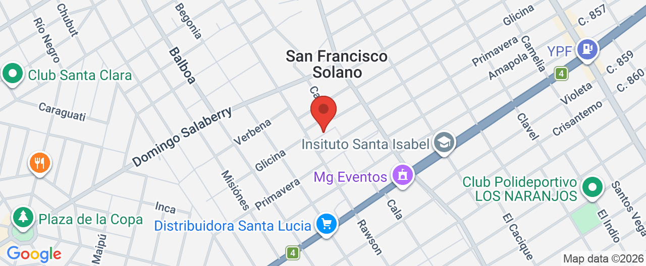 Mapa de la ubicación