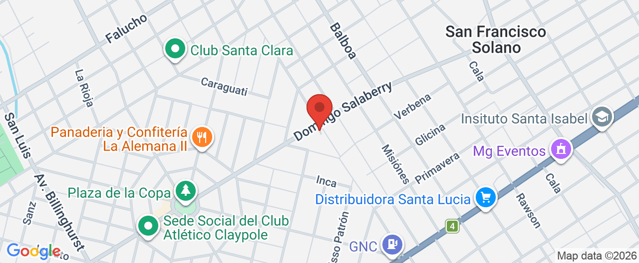 Mapa de la ubicación