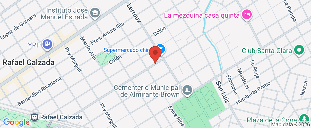 Mapa de la ubicación