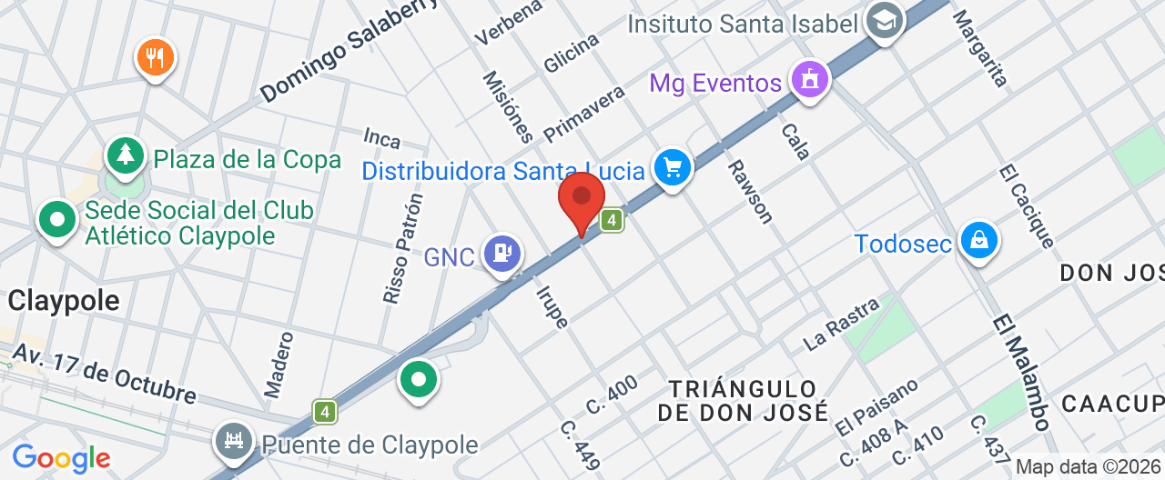Mapa de la ubicación