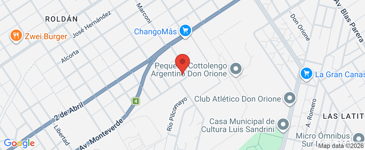 Mapa de la ubicación