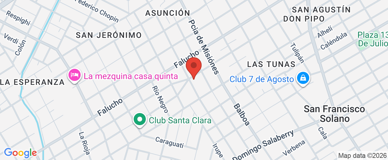 Mapa de la ubicación