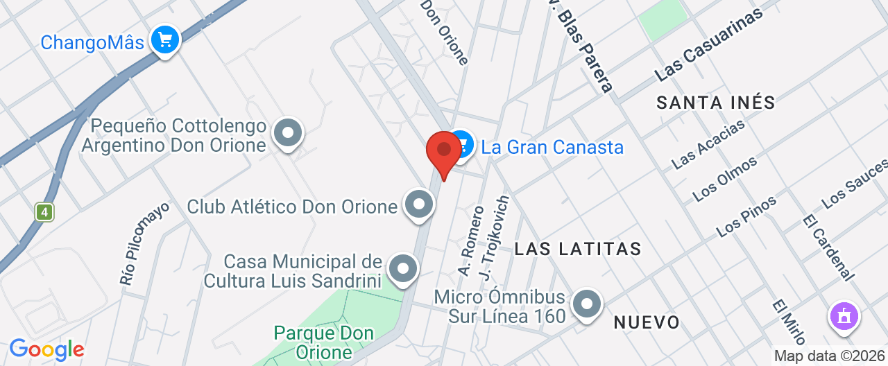 Mapa de la ubicación