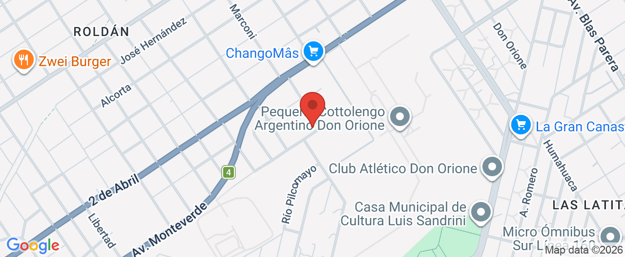 Mapa de la ubicación