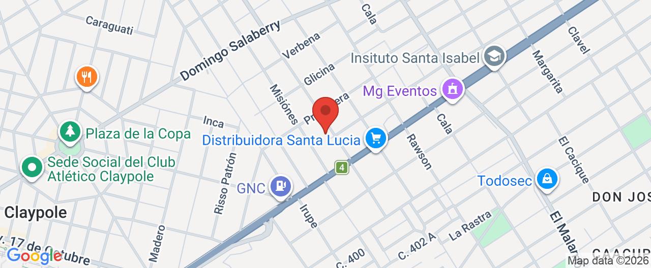 Mapa de la ubicación