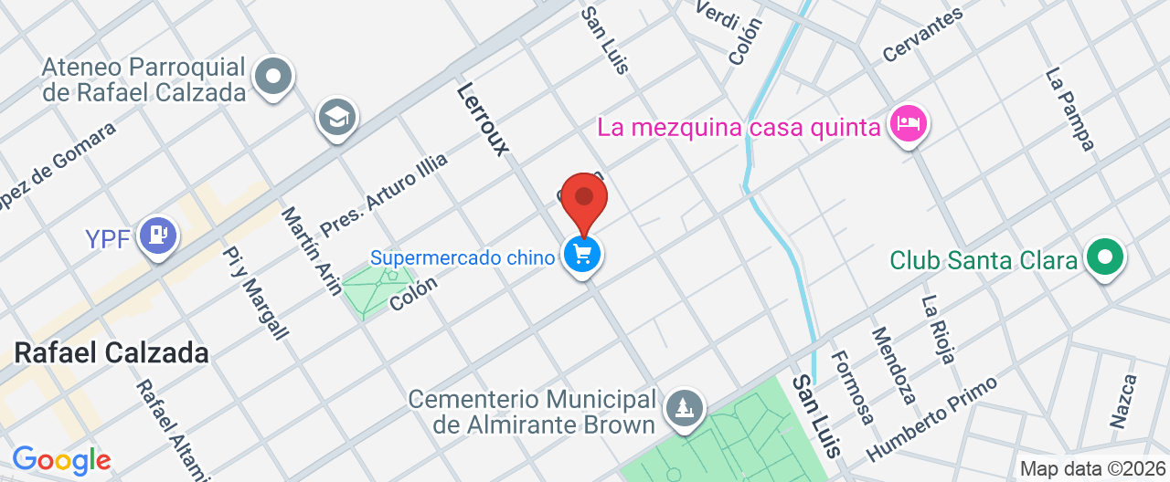 Mapa de la ubicación
