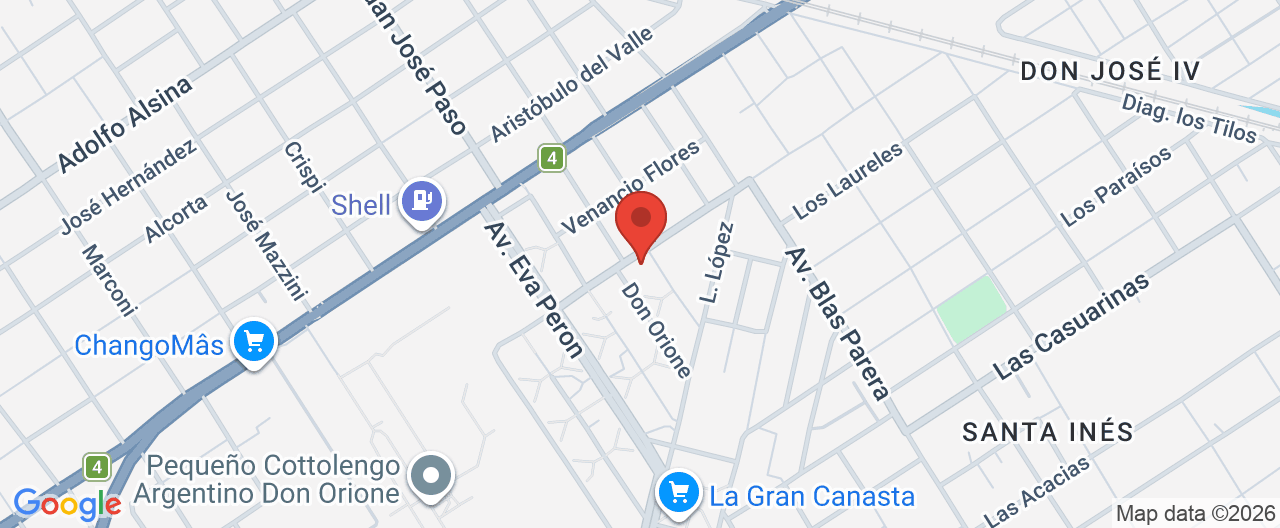 Mapa de la ubicación