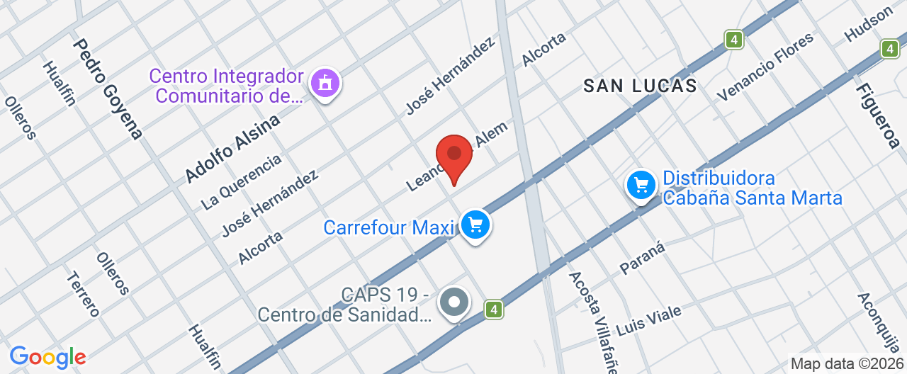 Mapa de la ubicación