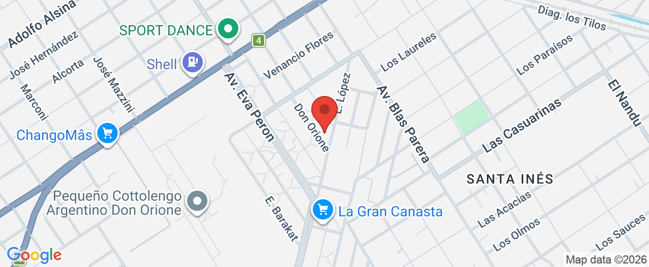 Mapa de la ubicación