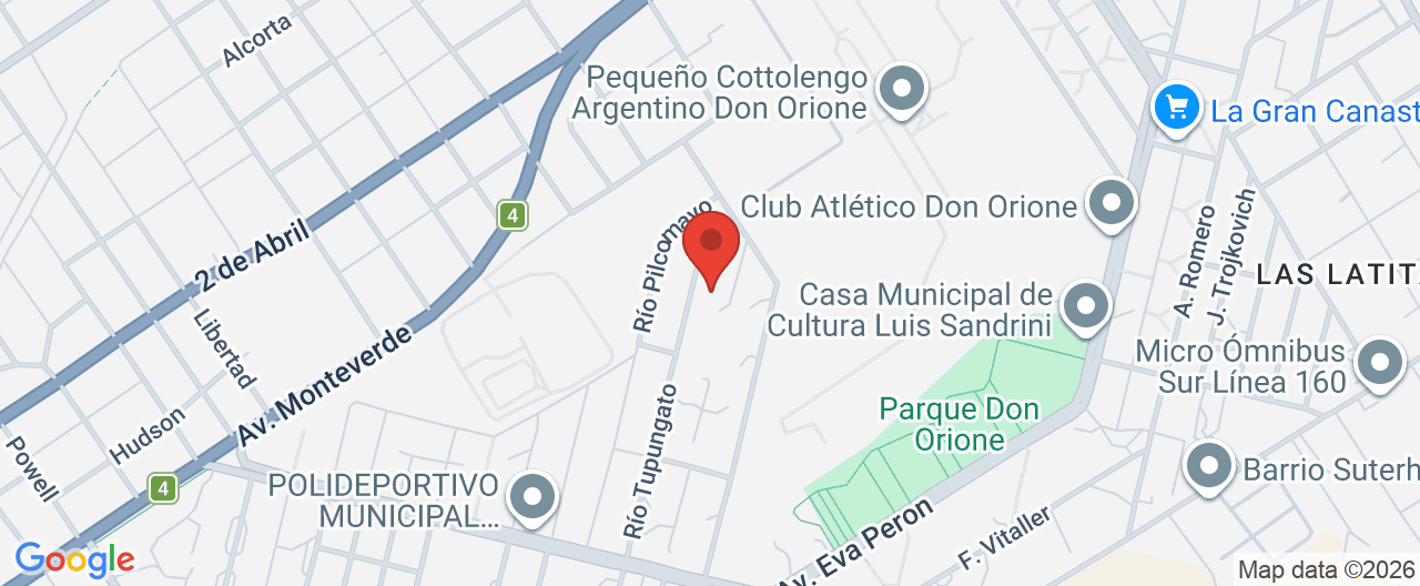 Mapa de la ubicación