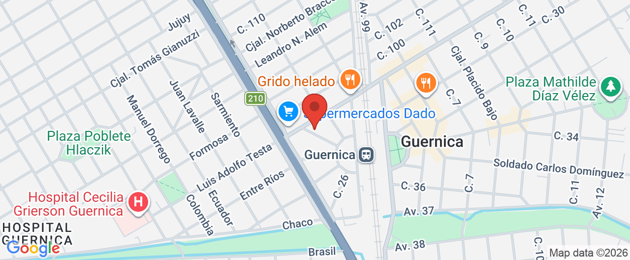 Mapa de la ubicación