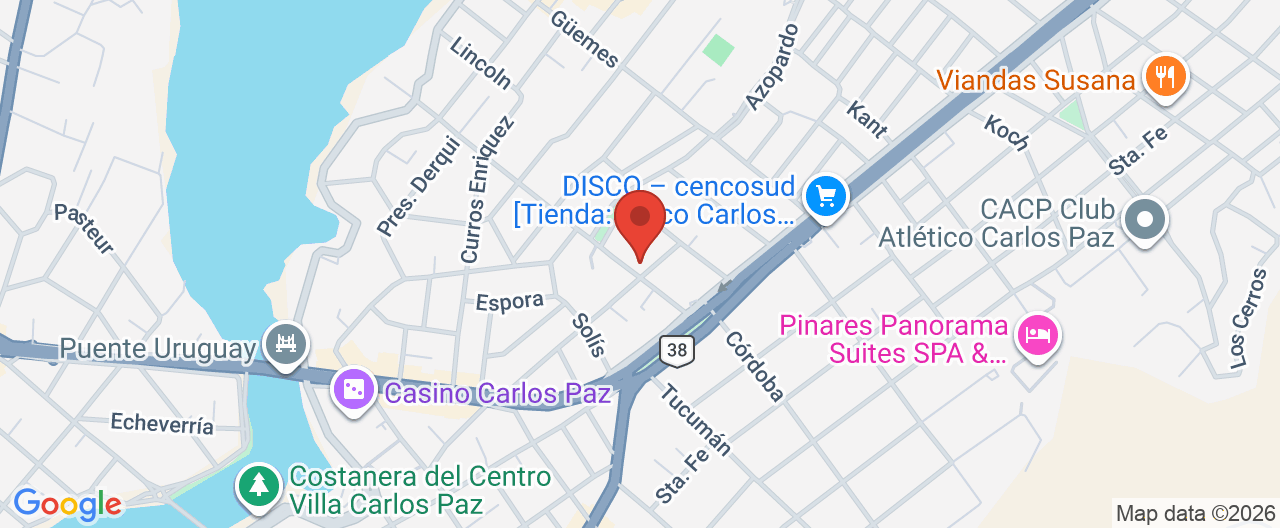 Mapa de la ubicación