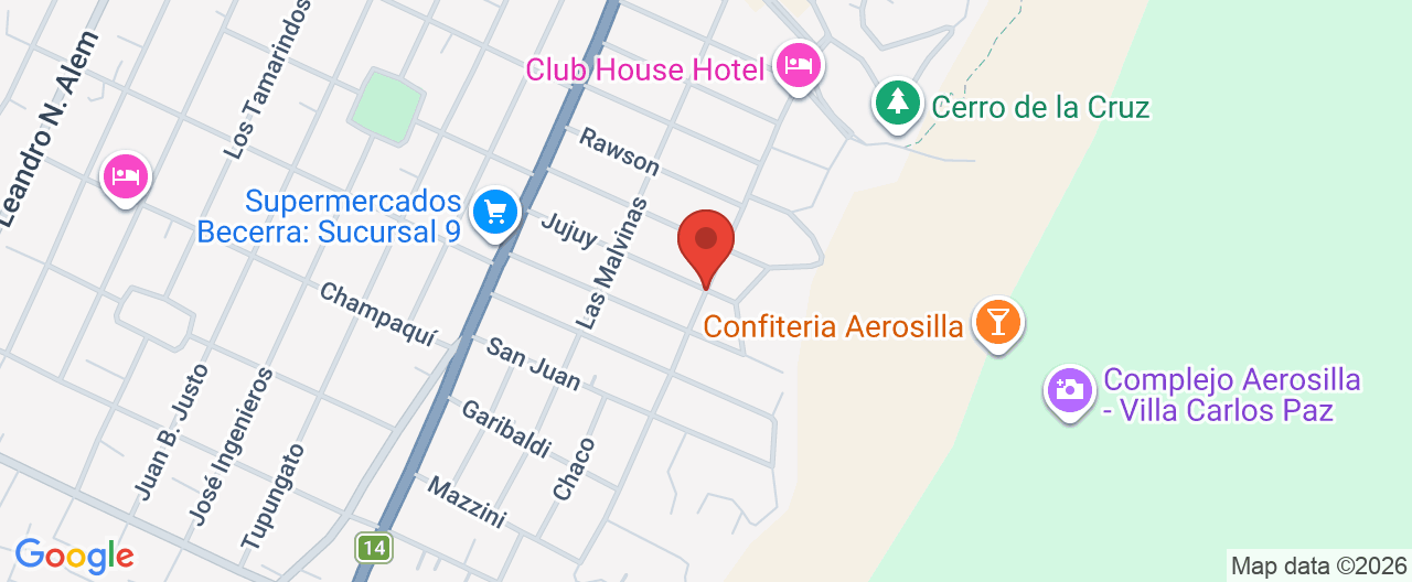 Mapa de la ubicación