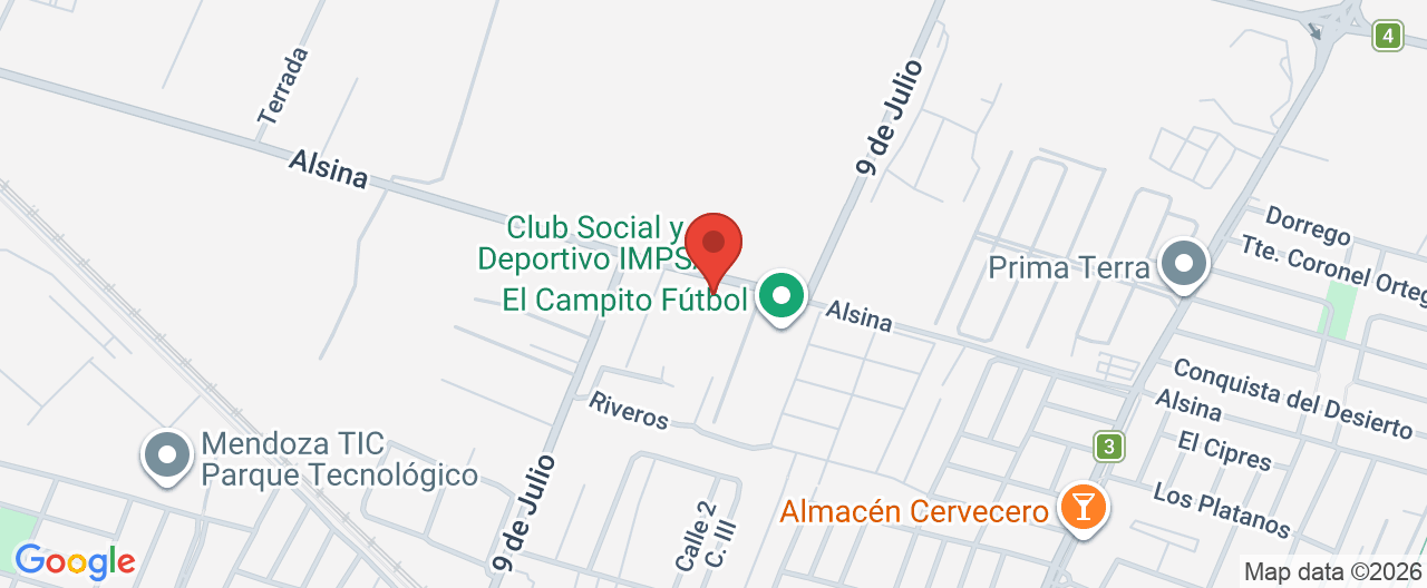 Mapa de la ubicación
