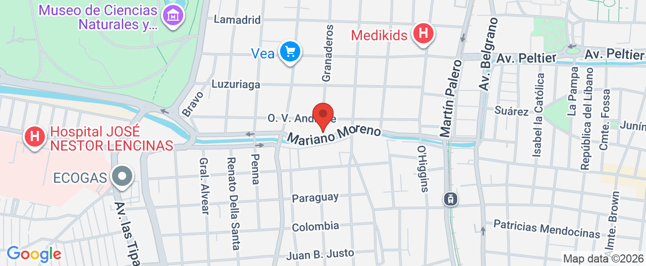 Mapa de la ubicación