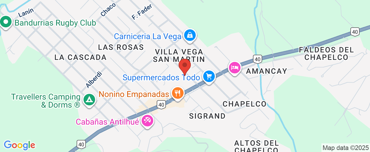 Mapa de la ubicación