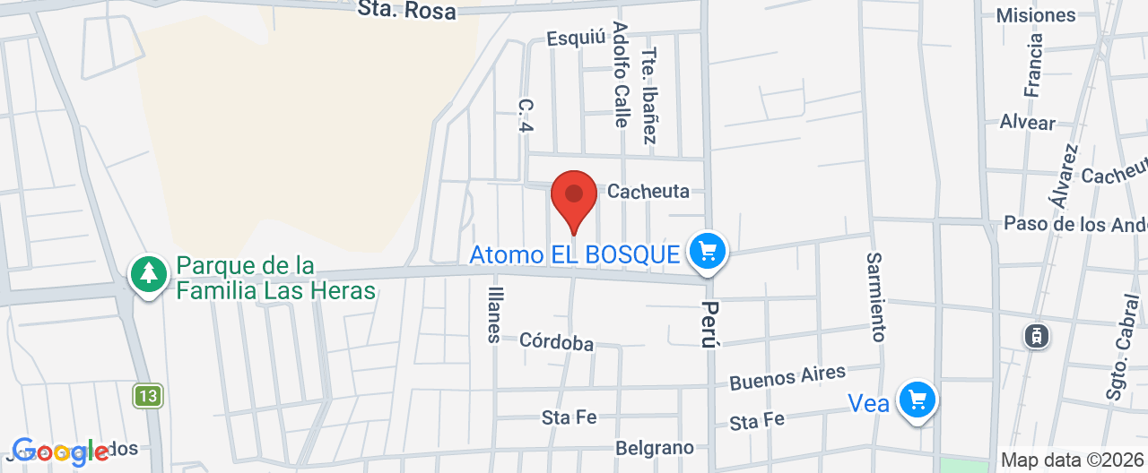 Mapa de la ubicación