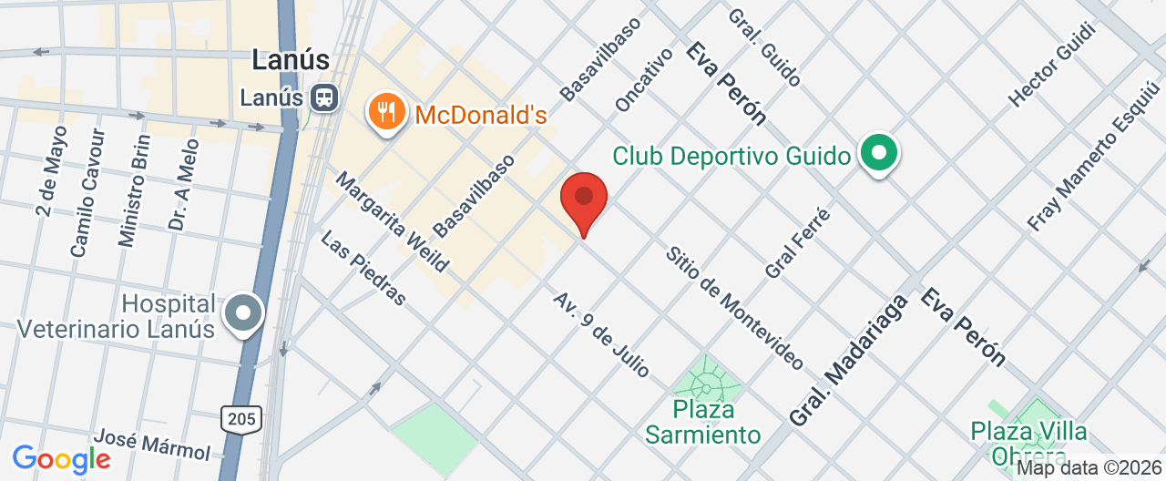Mapa de la ubicación