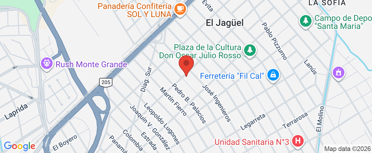 Mapa de la ubicación