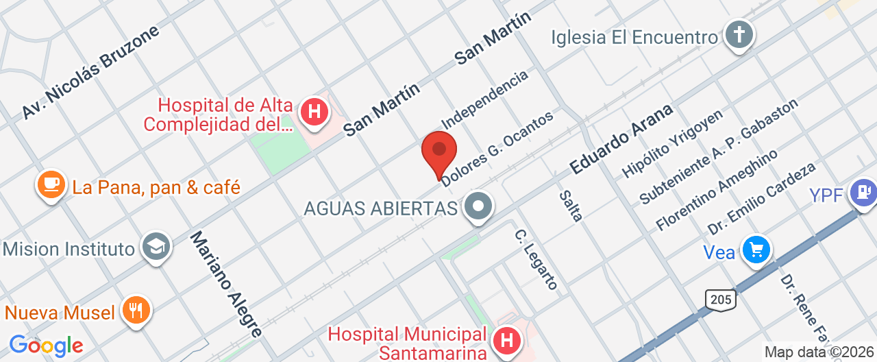 Mapa de la ubicación