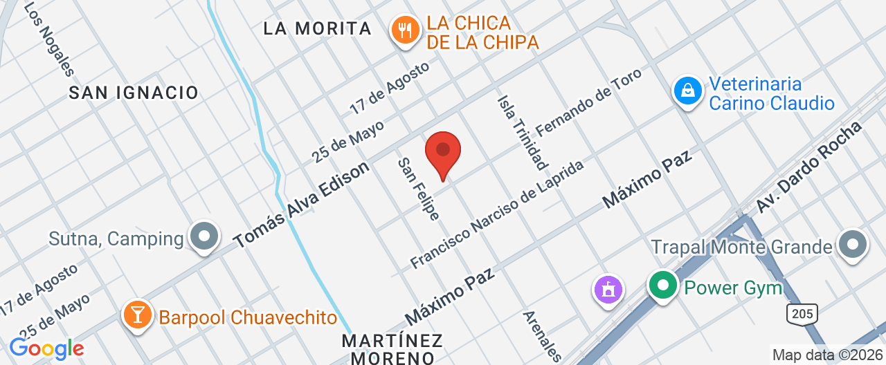 Mapa de la ubicación