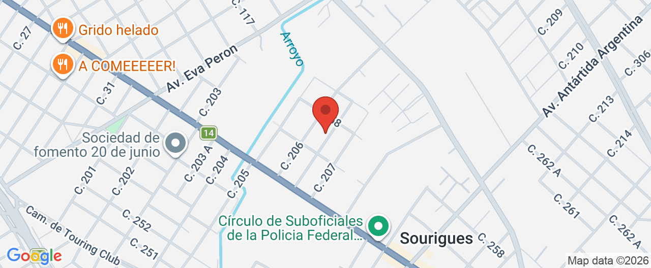 Mapa de la ubicación