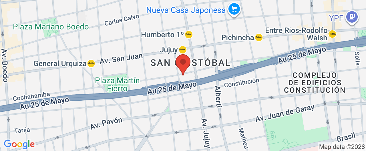 Mapa de la ubicación