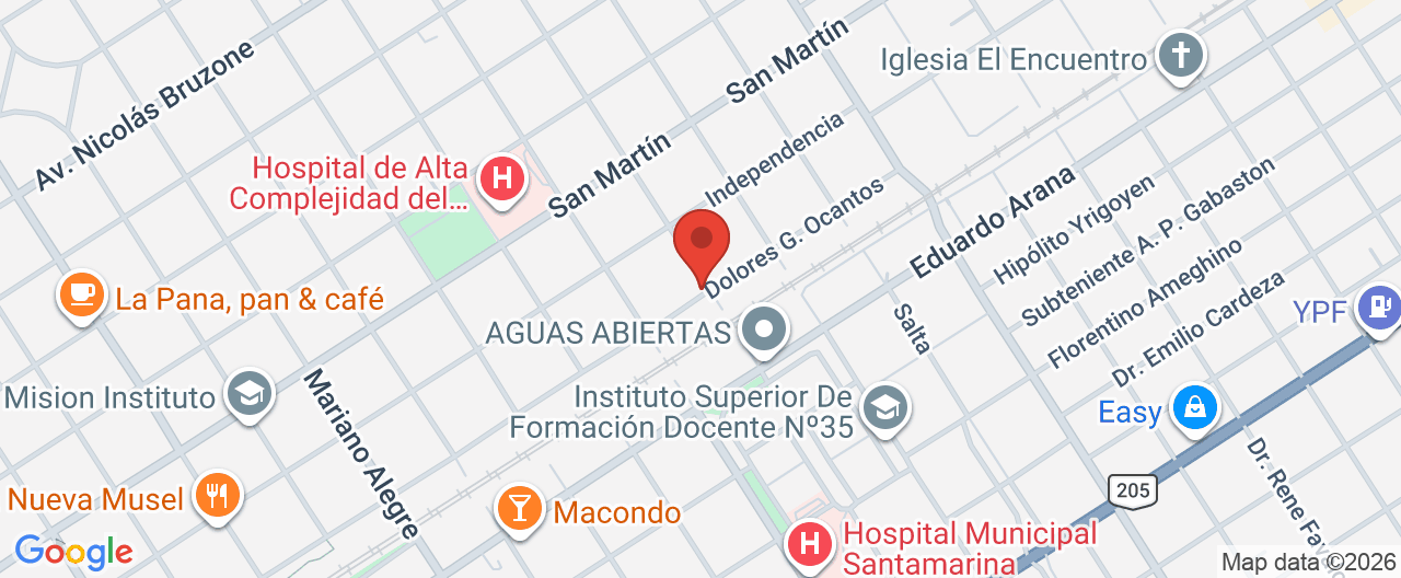 Mapa de la ubicación