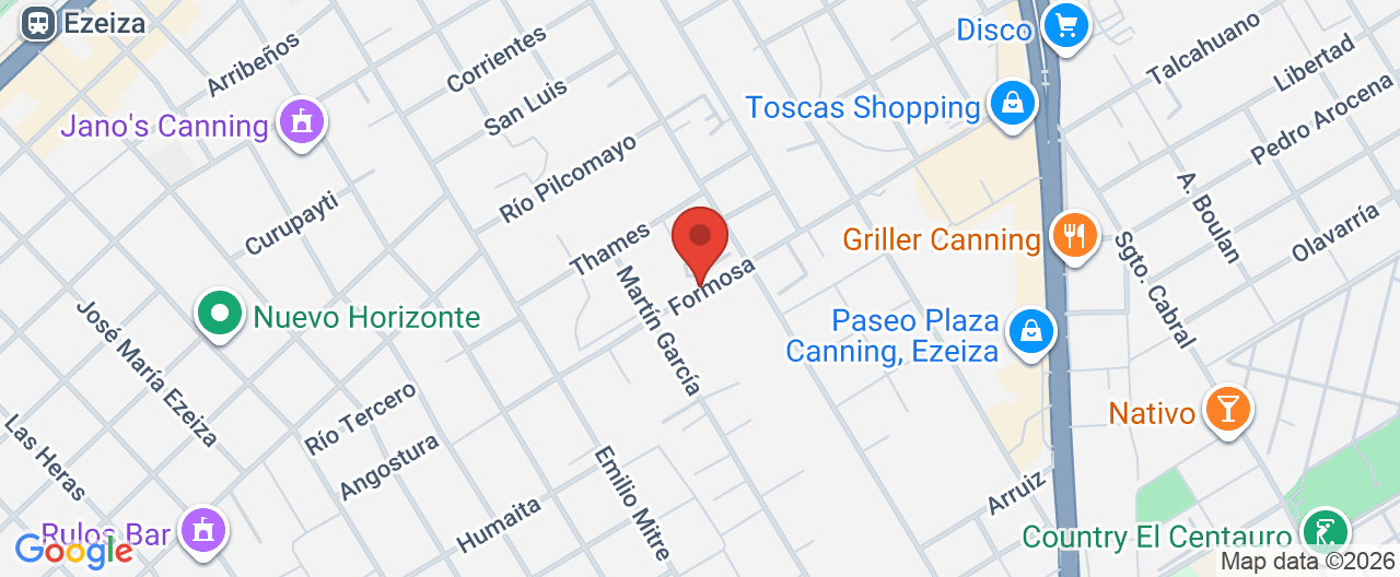 Mapa de la ubicación