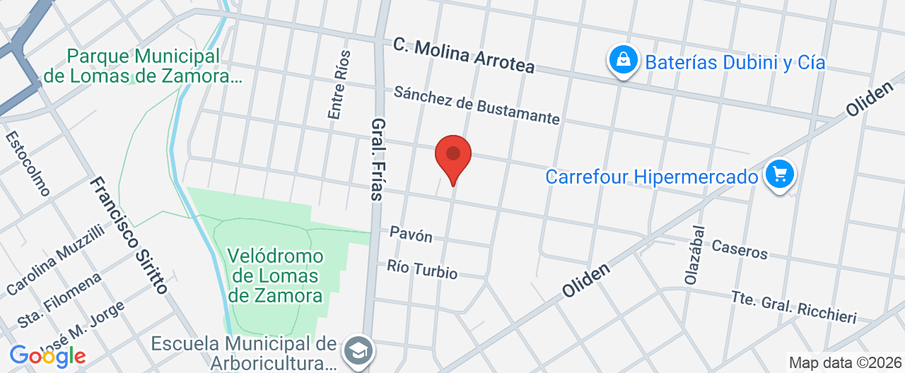 Mapa de la ubicación