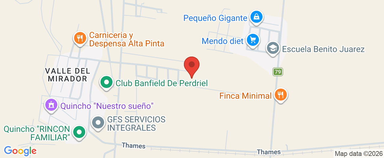 Mapa de la ubicación