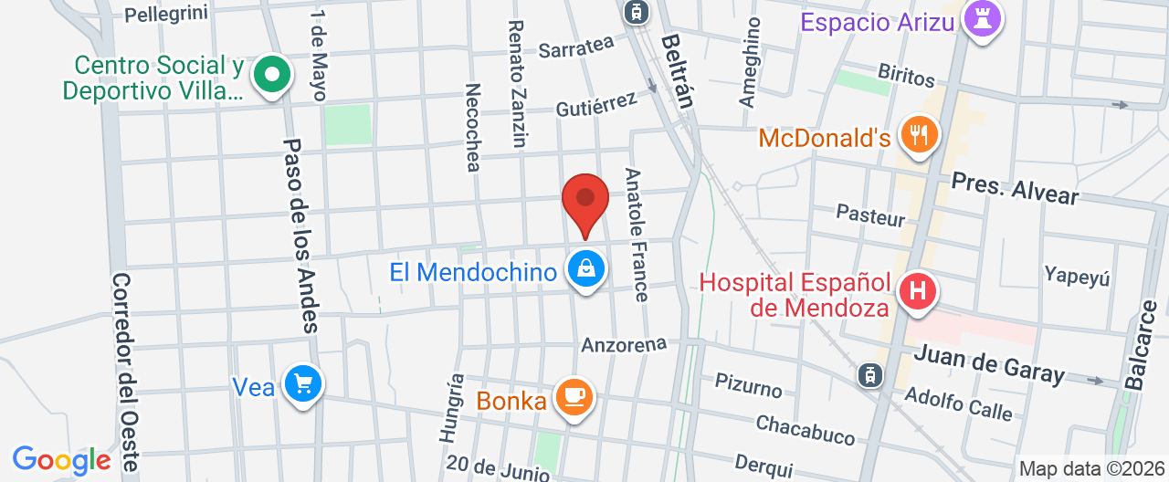 Mapa de la ubicación
